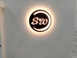 背发光字